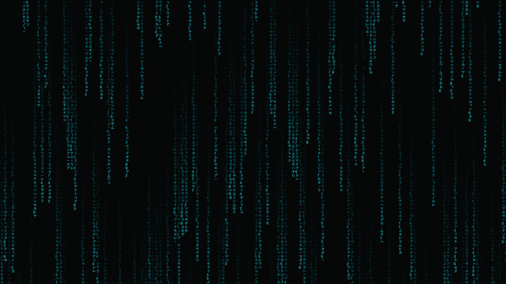 Lime Green Matrix Rain 4K Wallpaper